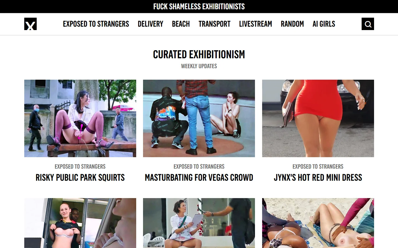 Screenshot: Exposedtostrangers Screenshot of Exposedtostrangers